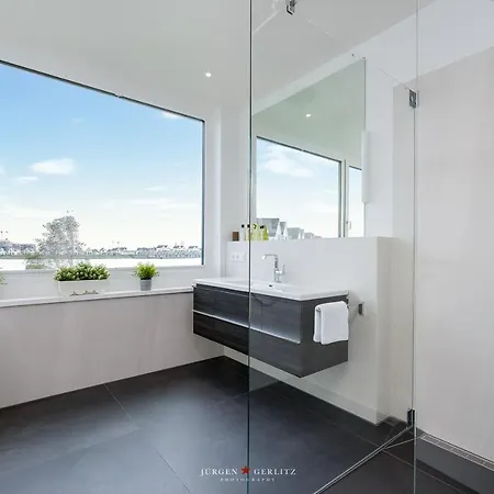 Apartment Ocean Lodge: Meerblick, Garten, Terrasse, Balkon, Kaminofen Kappeln